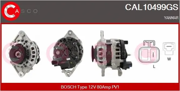 CAL10499GS CASCO Генератор (фото 1)