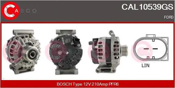 CAL10539GS CASCO Генератор (фото 1)