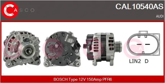 CAL10540AS CASCO Генератор (фото 1)