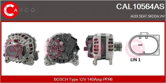 CAL10564AS CASCO Генератор (фото 1)