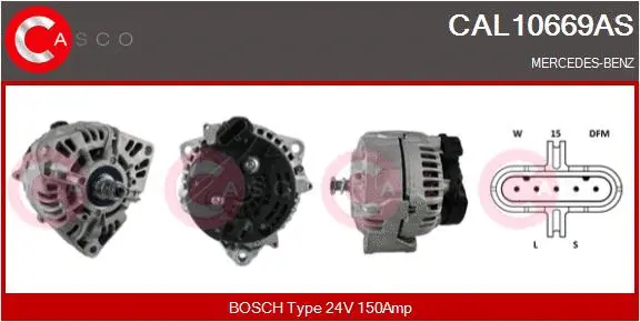 CAL10669AS CASCO Генератор (фото 1)