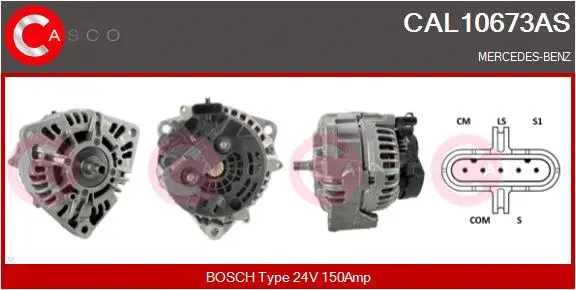 CAL10673AS CASCO Генератор (фото 1)