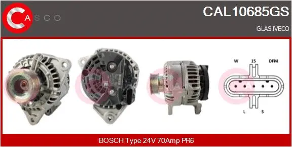 CAL10685GS CASCO Генератор (фото 1)