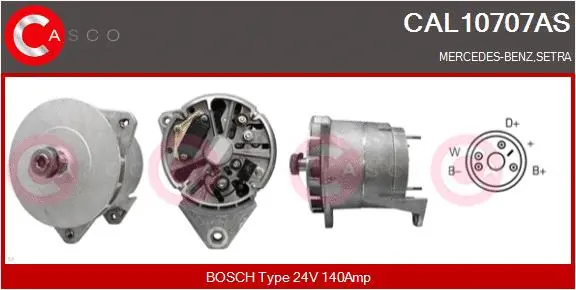 CAL10707AS CASCO Генератор (фото 1)