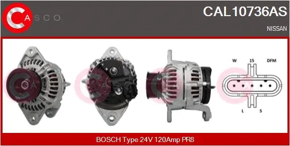 CAL10736AS CASCO Генератор (фото 1)