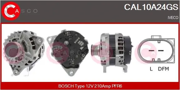 CAL10A24GS CASCO Генератор (фото 1)