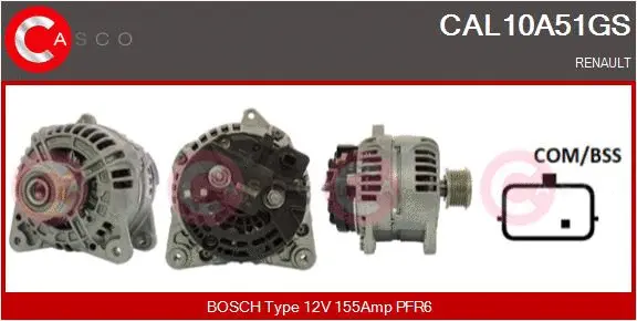 CAL10A51GS CASCO Генератор (фото 1)