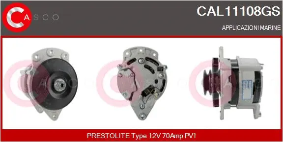 CAL11108GS CASCO Генератор (фото 1)