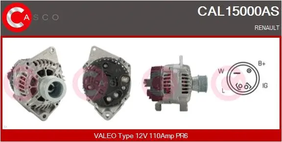 CAL15000AS CASCO Генератор (фото 1)