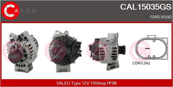 CAL15035GS CASCO Генератор (фото 1)