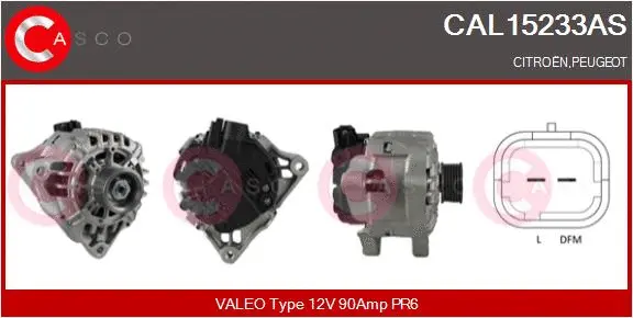 CAL15233AS CASCO Генератор (фото 1)