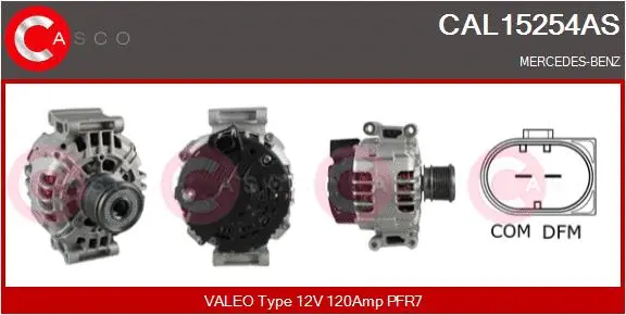 CAL15254AS CASCO Генератор (фото 1)