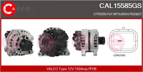 CAL15585GS CASCO Генератор (фото 1)