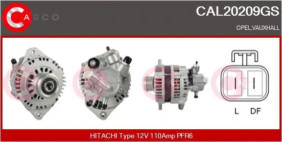 CAL20209GS CASCO Генератор (фото 1)