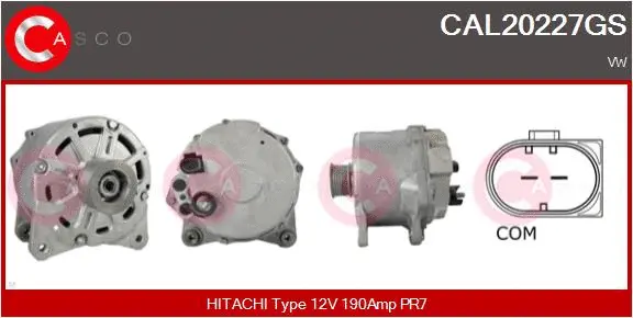 CAL20227GS CASCO Генератор (фото 1)