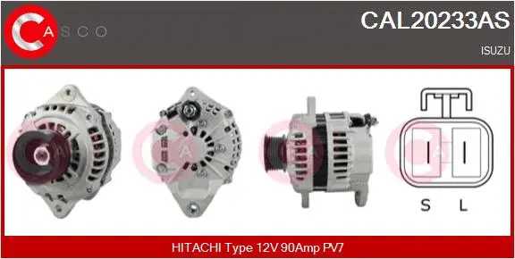CAL20233AS CASCO Генератор (фото 1)