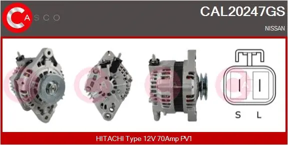 CAL20247GS CASCO Генератор (фото 1)