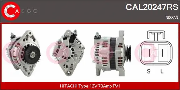 CAL20247RS CASCO Генератор (фото 1)