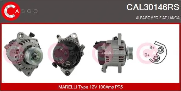 CAL30146RS CASCO Генератор (фото 1)