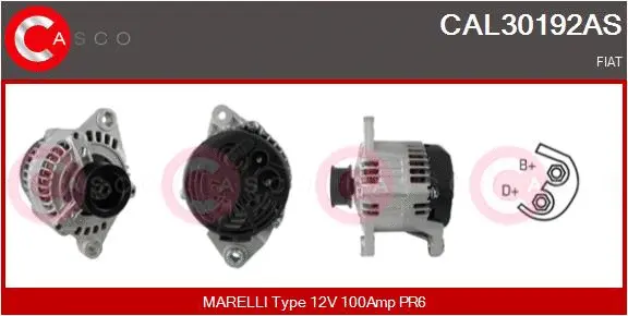 CAL30192AS CASCO Генератор (фото 1)