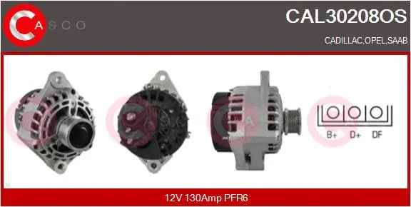 CAL30208OS CASCO Генератор (фото 1)