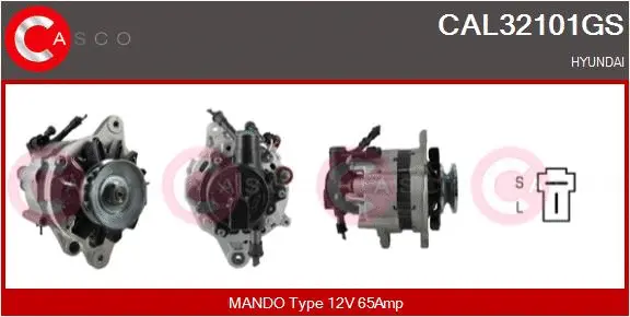 CAL32101GS CASCO Генератор (фото 1)