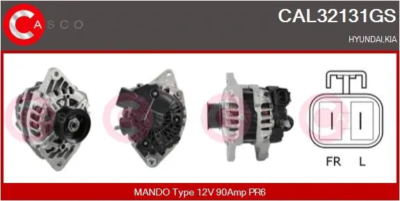 CAL32131GS CASCO Генератор (фото 1)