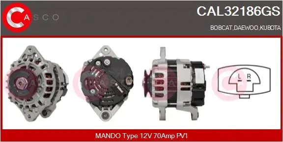 CAL32186GS CASCO Генератор (фото 1)