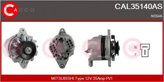 CAL35140AS CASCO Генератор (фото 1)