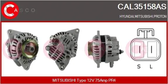 CAL35158AS CASCO Генератор (фото 1)