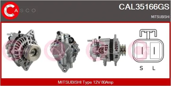 CAL35166GS CASCO Генератор (фото 1)