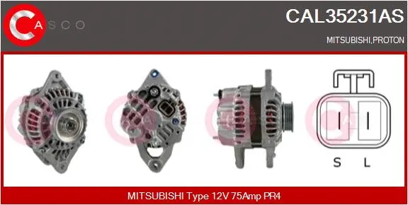 CAL35231AS CASCO Генератор (фото 1)