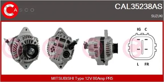 CAL35238AS CASCO Генератор (фото 1)
