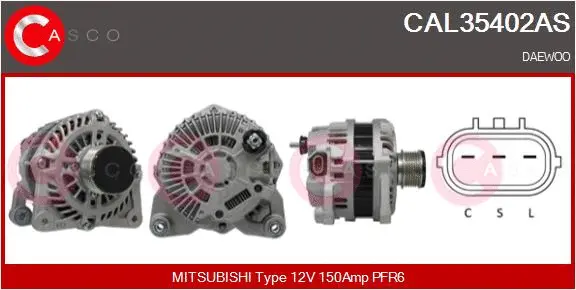 CAL35402AS CASCO Генератор (фото 1)