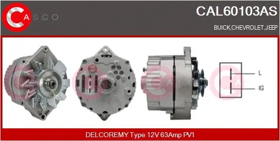 CAL60103AS CASCO Генератор (фото 1)