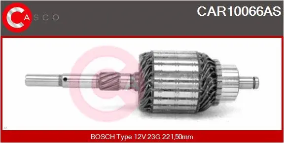 CAR10066AS CASCO Якорь, стартер (фото 1)