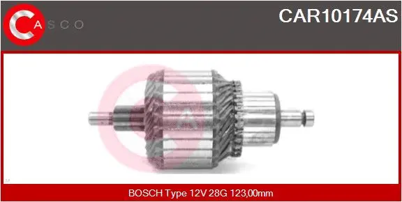 CAR10174AS CASCO Якорь, стартер (фото 1)