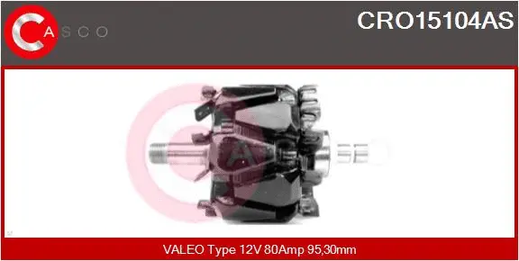 CRO15104AS CASCO Ротор, генератор (фото 1)