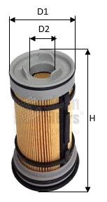 MU8001 CLEAN FILTERS Карбамидный фильтр (фото 1)