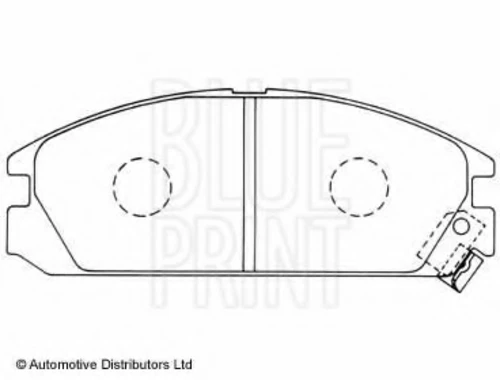 ADH24216 BLUE PRINT Тормозные колодки (фото 2)
