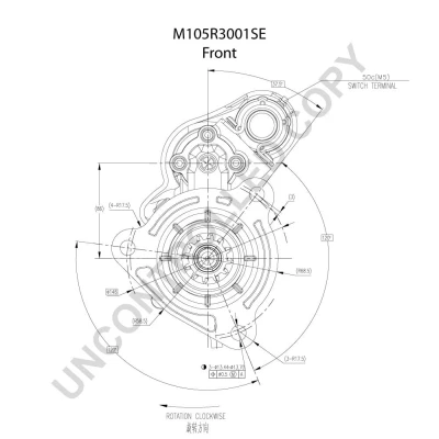 M105R3001SE PRESTOLITE ELECTRIC Стартер (фото 8)