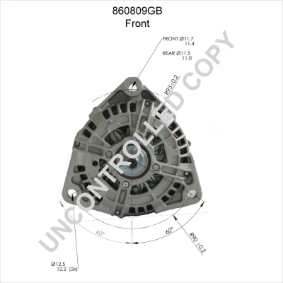 860809GB PRESTOLITE ELECTRIC Генератор (фото 9)