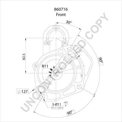 860716 PRESTOLITE ELECTRIC Стартер (фото 9)