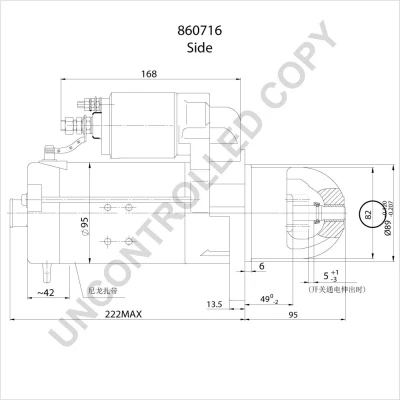 860716 PRESTOLITE ELECTRIC Стартер (фото 11)