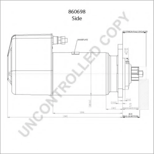 860698GB PRESTOLITE ELECTRIC Стартер (фото 10)