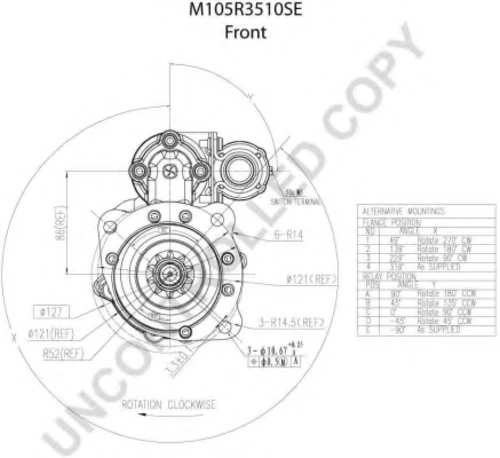 M105R3510SE PRESTOLITE ELECTRIC Стартер (фото 7)