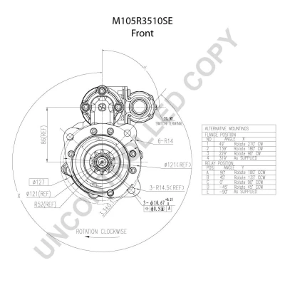 M105R3510SE PRESTOLITE ELECTRIC Стартер (фото 10)