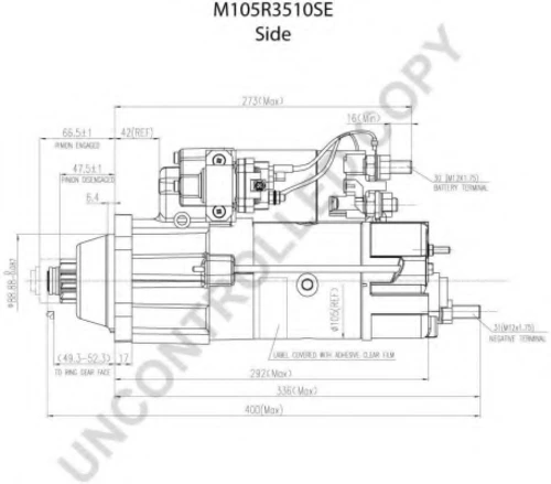 M105R3510SE PRESTOLITE ELECTRIC Стартер (фото 15)