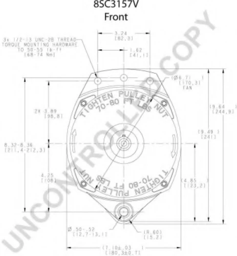 8SC3157V PRESTOLITE ELECTRIC Генератор (фото 11)