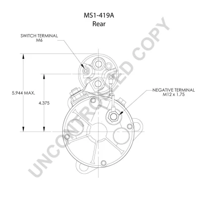 MS1-419A PRESTOLITE ELECTRIC Стартер (фото 13)